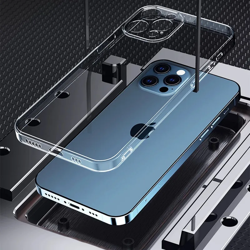 Transparent Silicone Soft Cover Case