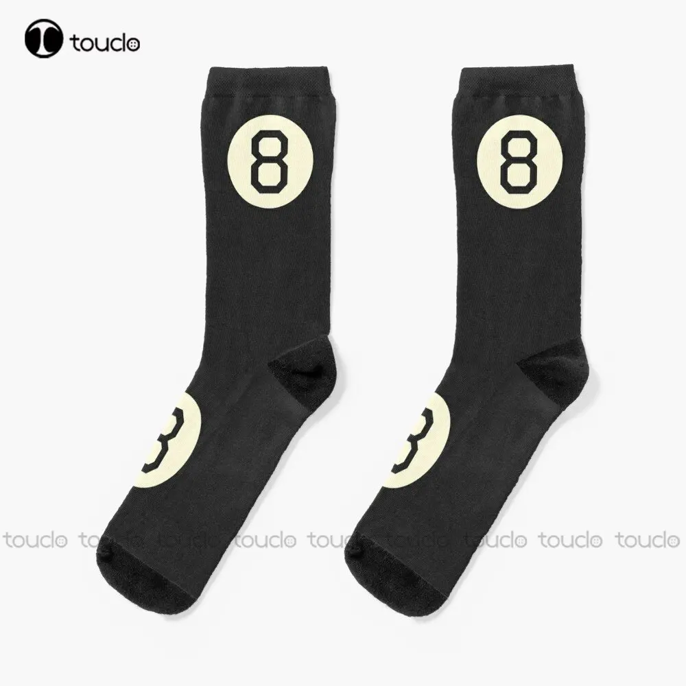 

8 Ball Eight Pool Billiards Snooker Socks Ankle Socks Men Personalized Custom Unisex Adult Teen Youth Socks Custom Gift Funny