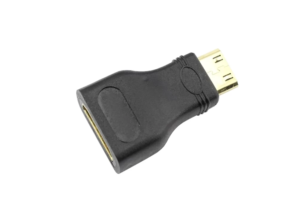 미니 HDMI 호환 표준 HDMI 어댑터, 라즈베리 파이 제로 수-암 컨버터 T..