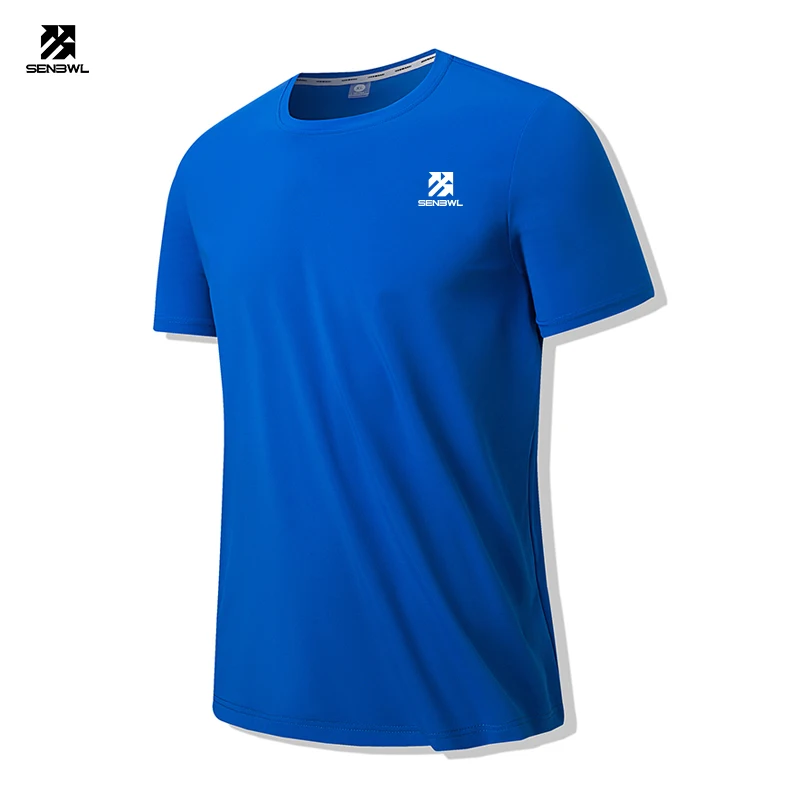 

SENBWL High quality Men's Outdoor hiking mountaineering running weight loss fitness sports quick drying T-shirt breathable Tops