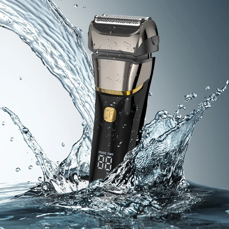Electric Shaver For Men Wet Dry Facial Electric Razor Beard Foil Shaving Machine Men Grooming Set Rechargeable Powerful electric shaver