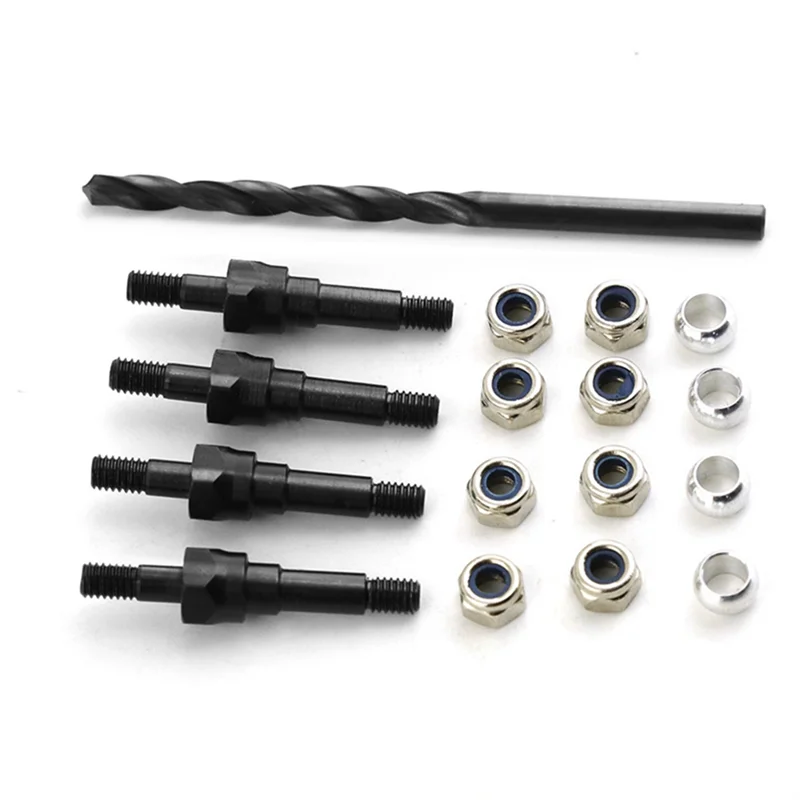 Deux couleurs disponibles pour ces roues de rechange en acier robuste, livraison rapide pour votre RC crawler.