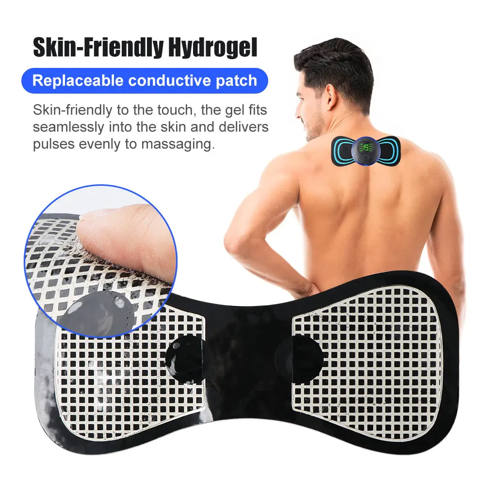 Electric Foot Massager Pad Electrostimulator Massage Mat EMS Muscle Massager Relax Feet Massage Fitness Masajeador USB Charging