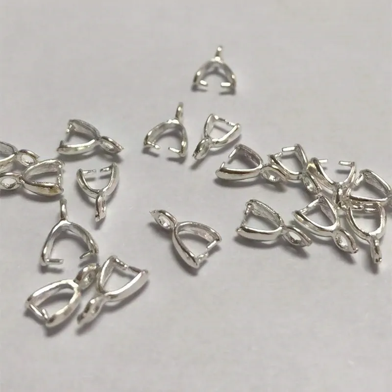 2050100Pcs925ZilverenEnVerguldeKoperenClipHangersBaseVoor