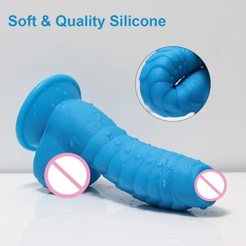 Thrust Dildo Color Dinosaur Scales Penis With Suction Cup Large Female Adult Sex Toys Real Huge Cock Strapon Big Dick Sexy Shop 2