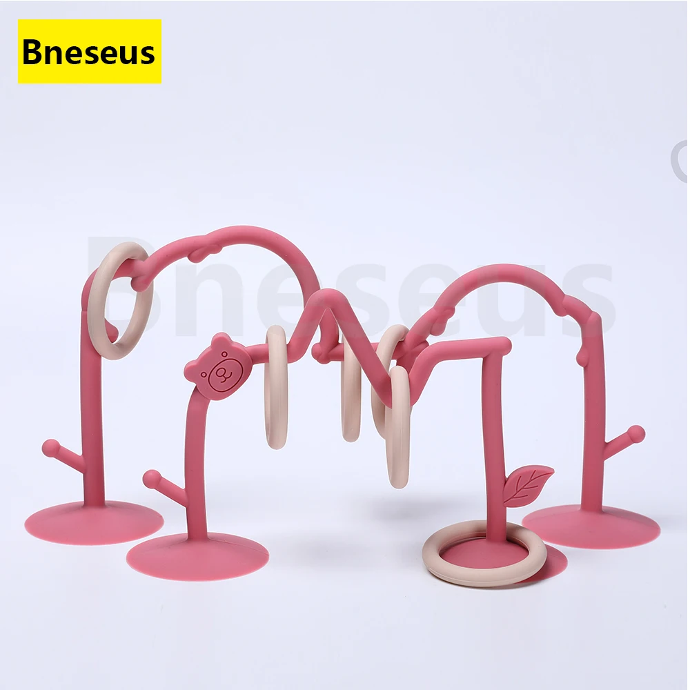 Bneseus Baby Toy Silicone Educational Toy Infant Montessori Toy Teething Track Maze Silicone Rollercoaster Bead Chain Accessorie