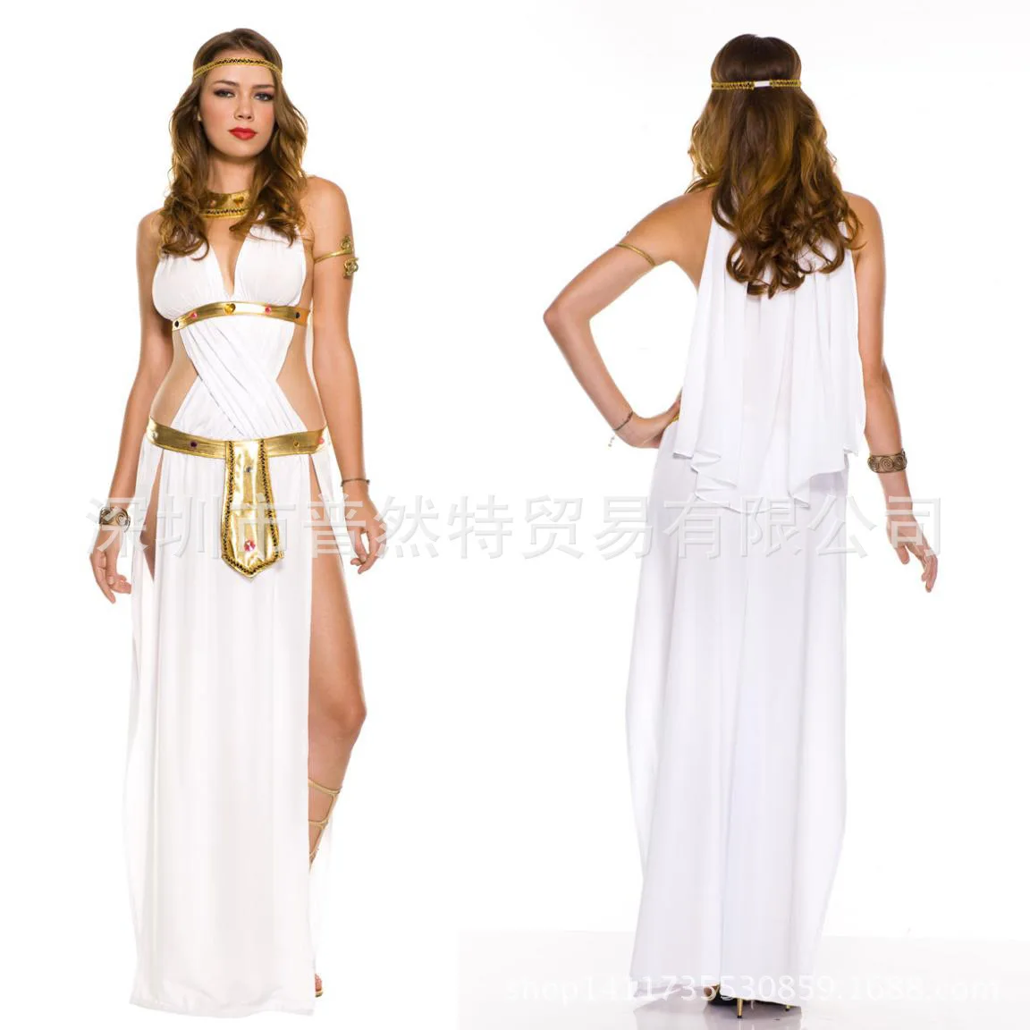 

Adult Girls Cleopatra Dancer Game Uniform Halloween Costume Cosplay Ghost Festival Masquerade Party