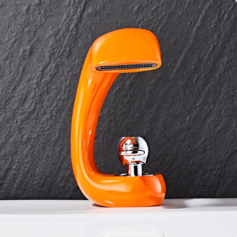 ก๊อกน้ำรูปทรงน้ำตกสีส้ม ก๊อกน้ำห้องน้ำสีส้ม ก๊อกน้ำอ่างล้างหน้าทองแดง ก๊อกน้ำร้อนและน้ำเย็น ก๊อกน้ำสีทอง ก๊อกน้ำอ่างล้างหน้าสีดำ 1