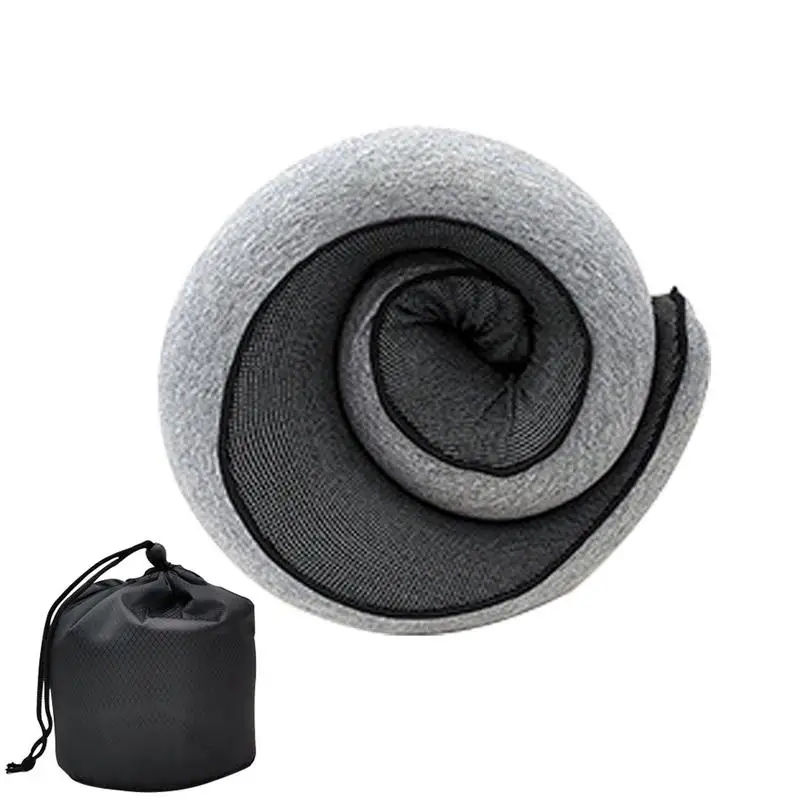 Memory Foam Neck Pillow Cervical Vertebra Travel Portable Noon Break Aircraft U Type Of Pillow Sleep Camping Pillow Carry Bag 3