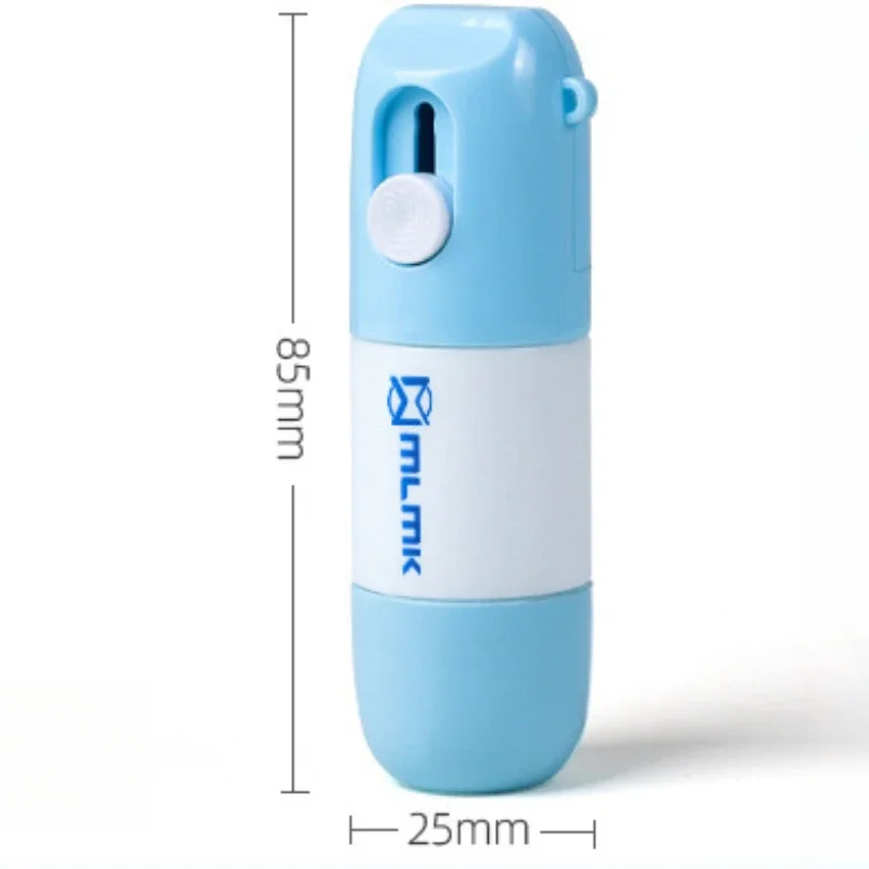 Thermal Paper Correction Fluid with Retractable Unboxing Knife Privacy ID Information Blackout Theft Protection Mini Box Cutter