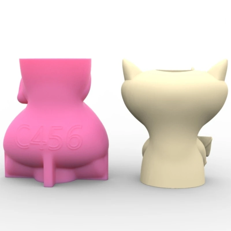 Y1UB 다육 식물 꽃 냄비 수지 실리콘 몰드 Diy 정원 꽃 냄비에 적합