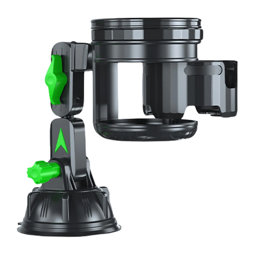 2-in-1 Suction Car Cup Holder Rotatable Vehicle Mounted Cup Holder No-Slip Multifunctional Dual Cup Holder Car Accessories