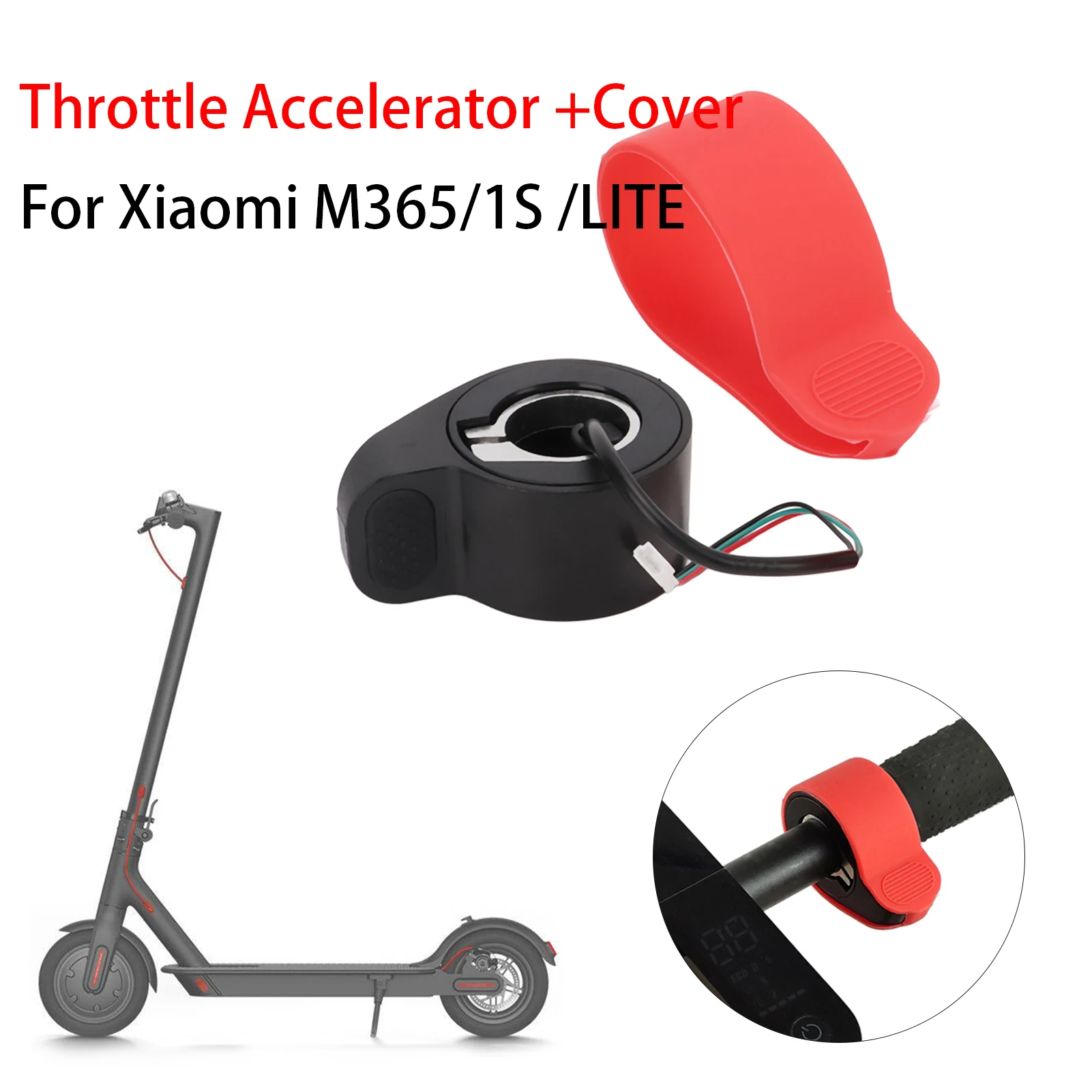 For Xiaomi M365 Accessories Xiaomi M365 Accelerator Throttle Speed Control+cover For Xiaomi