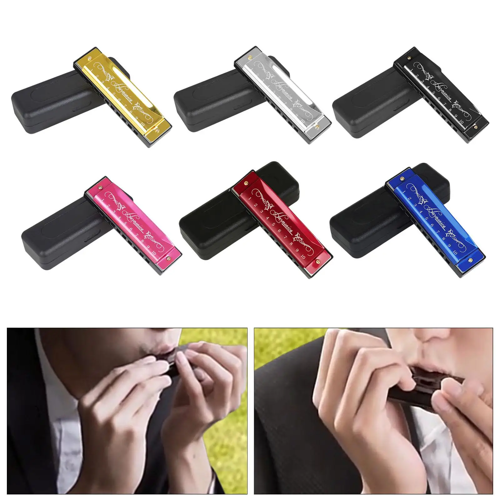 Mouth Organ Performance Harmonica Party Favors Diatonic Harmonica Harmonica