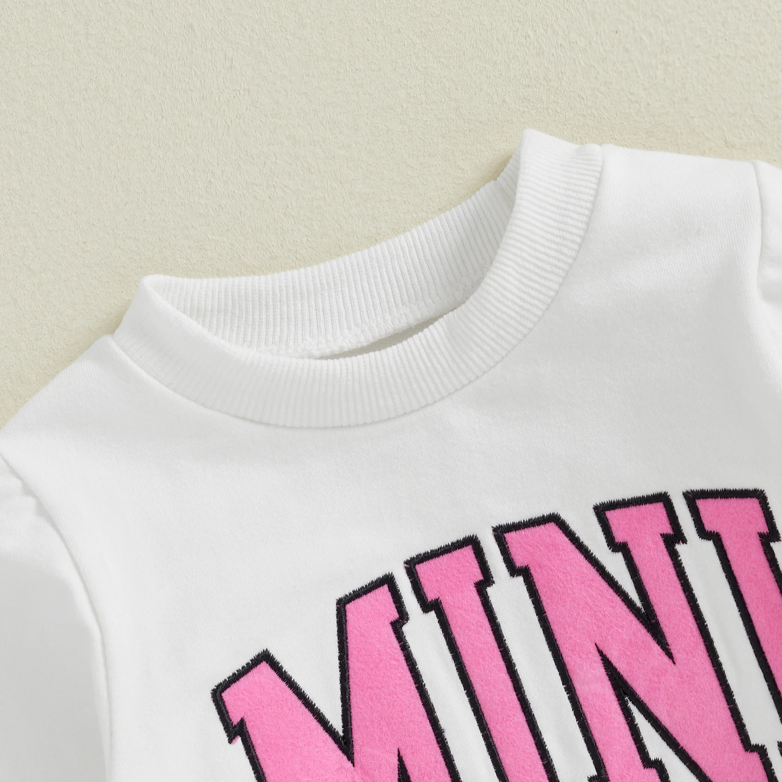 Focus norm Familie passend Baby Mädchen Jungen Sweatshirt Langarm Schleife Stickerei Pullover Herbst Tops – Detail 6