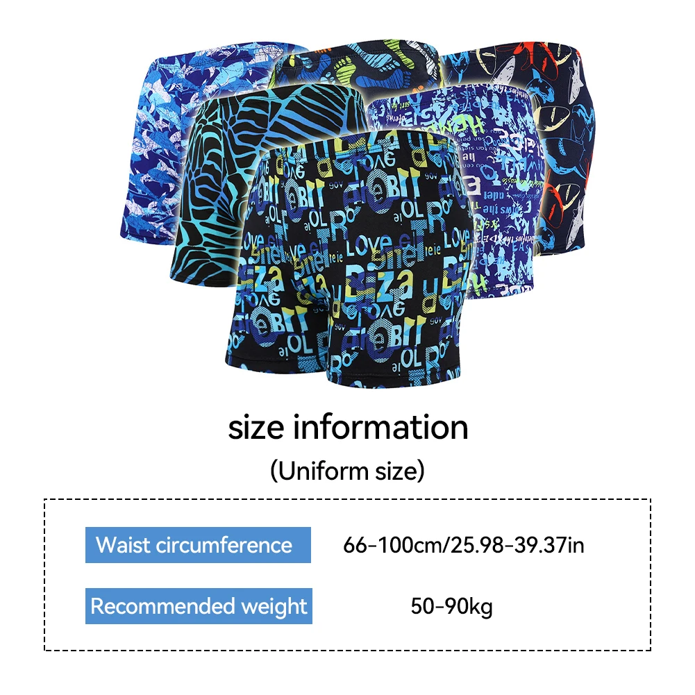 Boy Swimming Trunks Cartoon Printed Bathing Big Children Swim Shorts Summer Teenagers Beach Swimwear Short Pants 1Pc