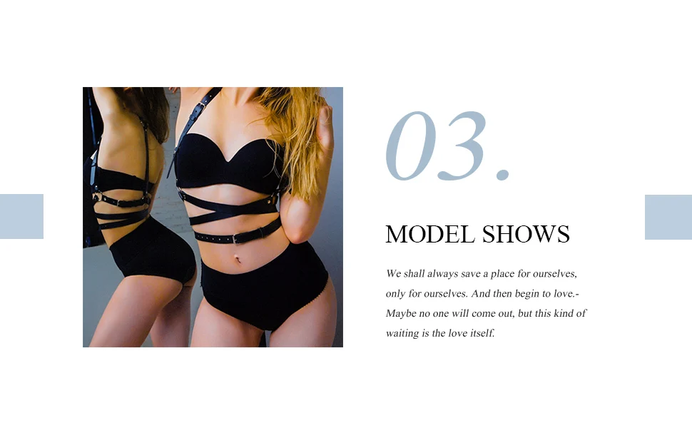 Punk Leather Body Chest Straps