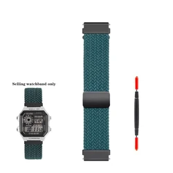 Quick Release Nylon Waterproof Watch Strap - Durable 18mm Men's Wristband - 18mm - width (Jungle Green)