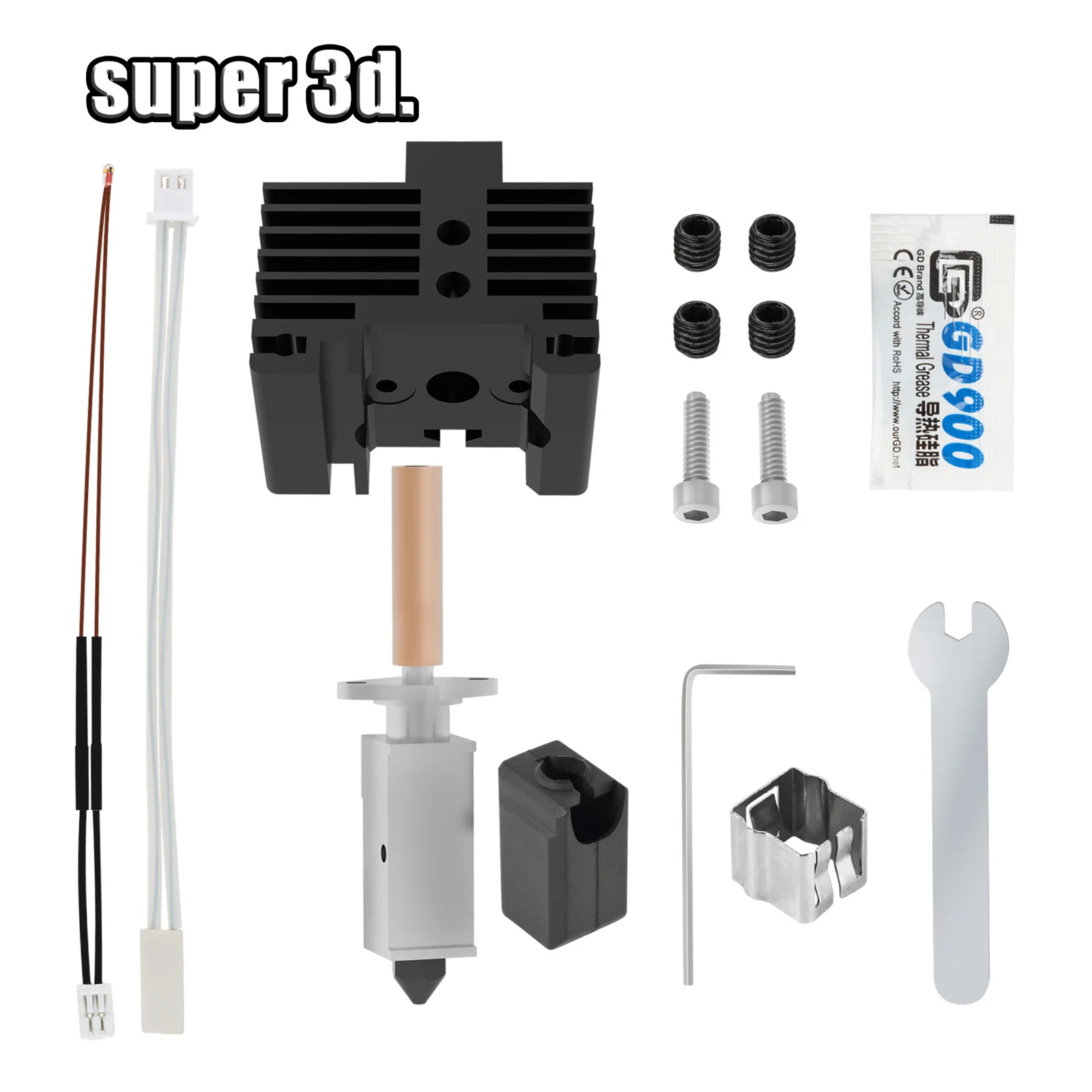 bambu, X1C, P1P Hotend Kit, X1C, garganta