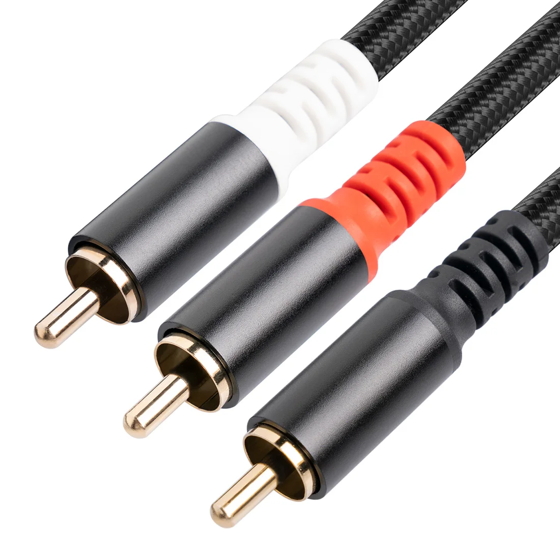 

RCA Y Adapter Cable Subwoofer Y Cable 1X RCA to 2X RAC Audio Cable 1 Rca to 2 Rca Power Amplifier Audio Cable,1 Meter