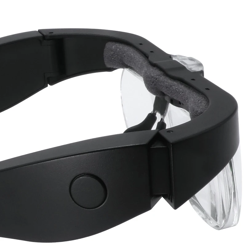 USB Rechargeable Magnifying Glasses 1.5X 2.5X 3.5X 5.0X With LED Light For Reading Eyeglass Watchmaker Repair Wearing Magnifier magnifying glass,reading magnifier