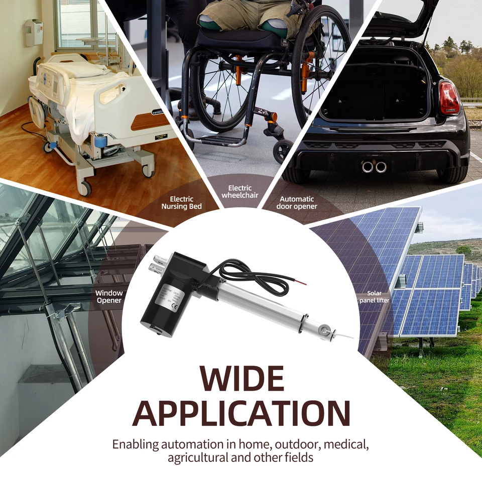 DaierTek 6000N Attuatore Lineare 12V 6 "corsa 1320lb Attuatore A Movimento Lineare Per Impieghi Gravosi Attuatore Elettrico 4 Mm/s Attuatore Lineare - Foto 7