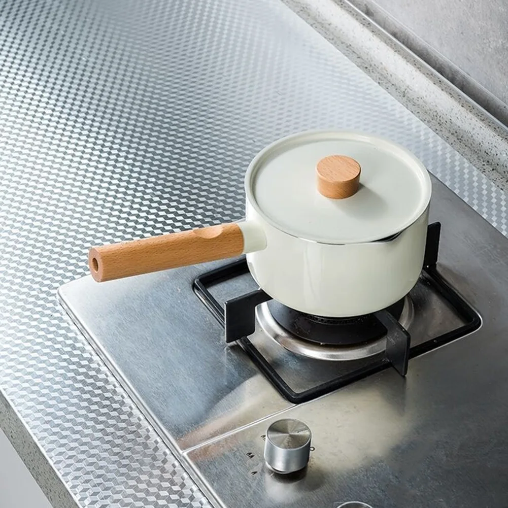 Kitchen Countertop Oil-proof Waterproof Aluminum Foil Self Adhesive Kitchen Stove Sticker