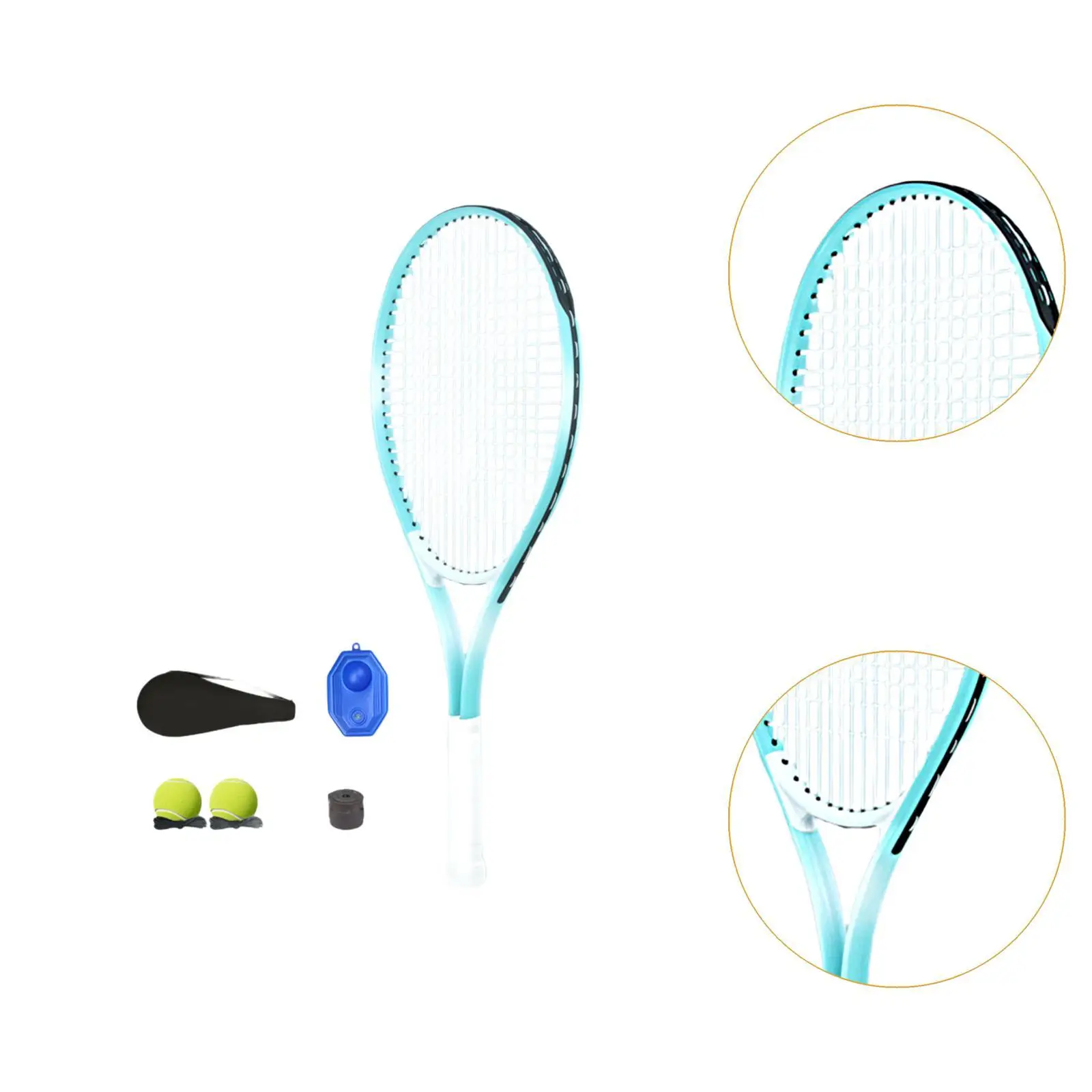 Tennis Racquet Set Shockproof Tennis Training Tool for Park Beginners Indoor