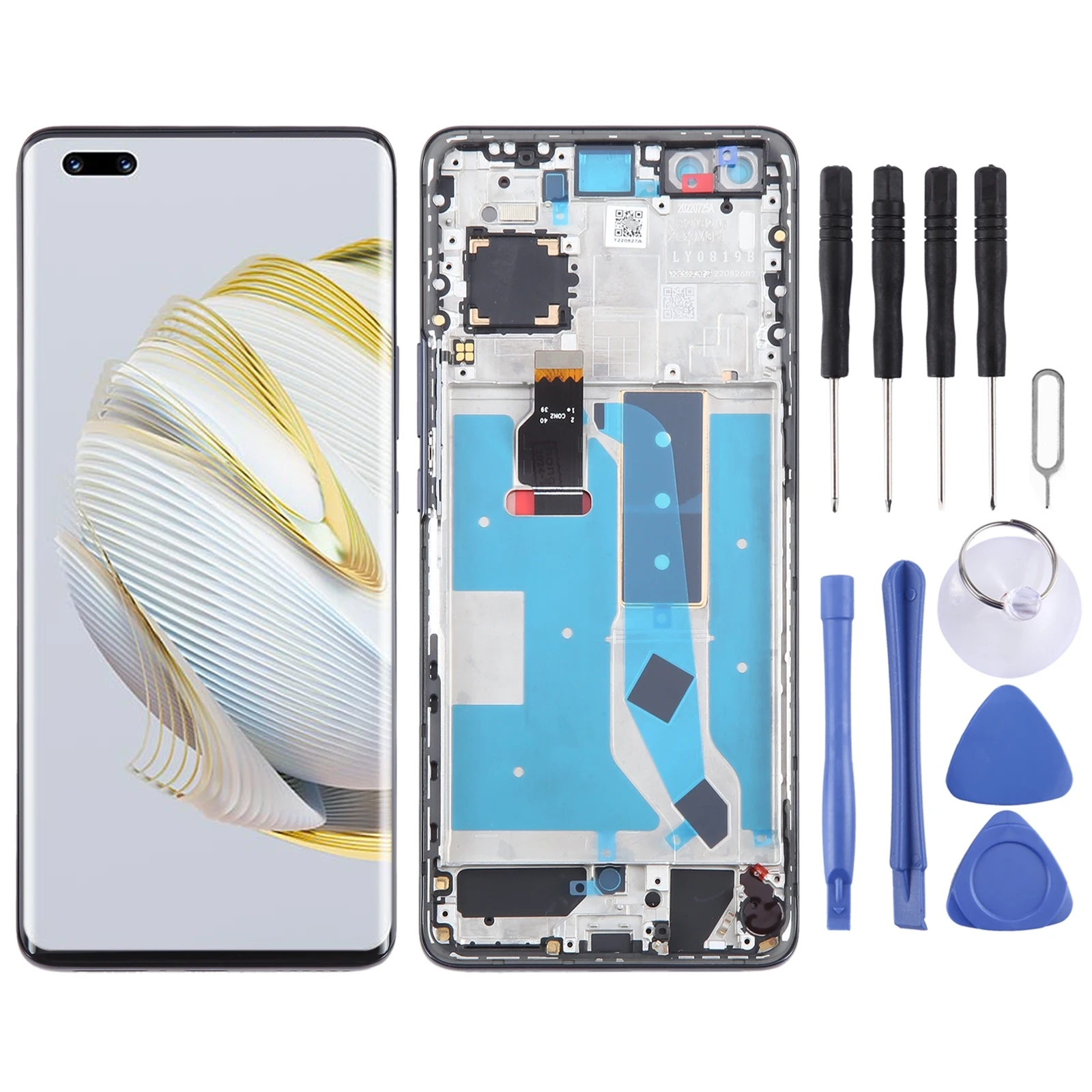 

For Huawei Nova 10 Pro Original LCD Screen Digitizer Full Assembly with Frame