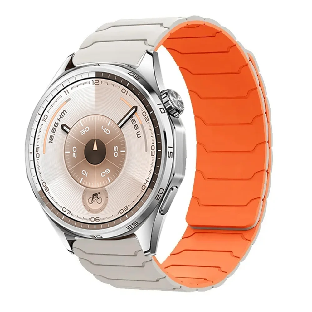 Magnetic Silicone Sports Strap - 22mm/20mm