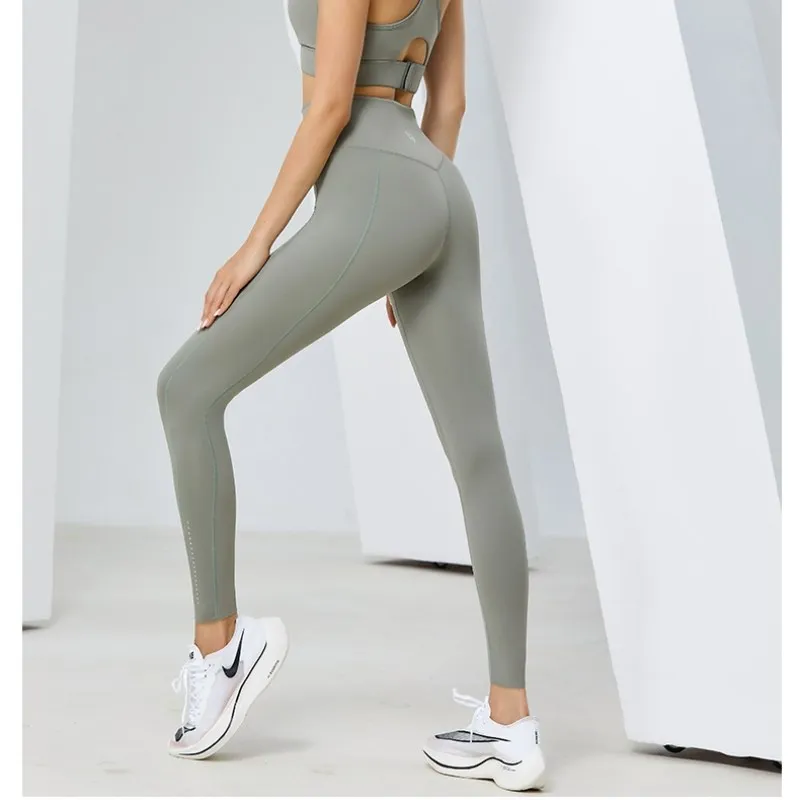 Seamless Sports Leggings Women Yoga Elastic High Waist Sweatpant Buttery Soft Pants Workout Leggins Gym Push Up Fitness Tights