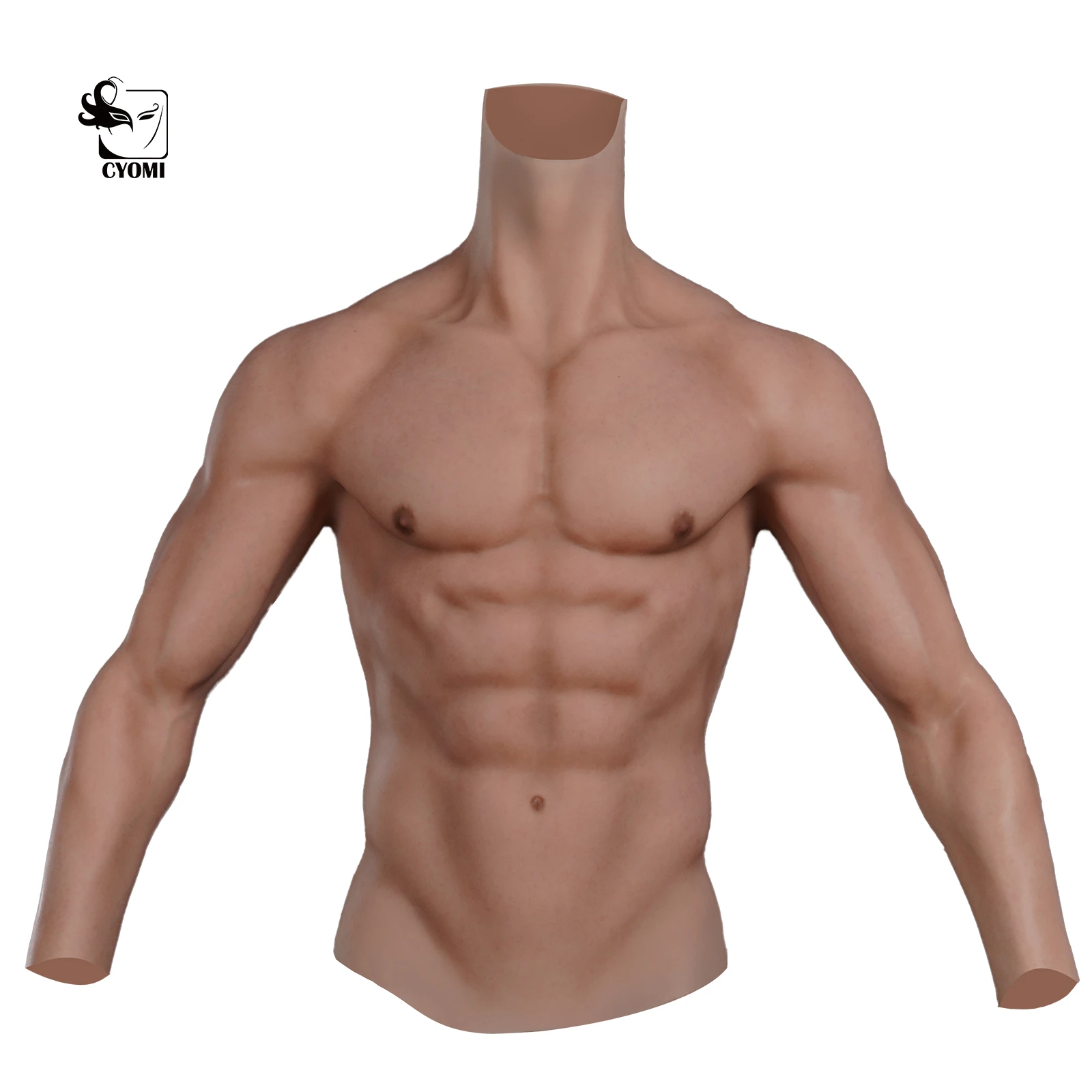 Cyomi Handmade Realistic Silicone Muscles Cosplay Costumes Fake Chest