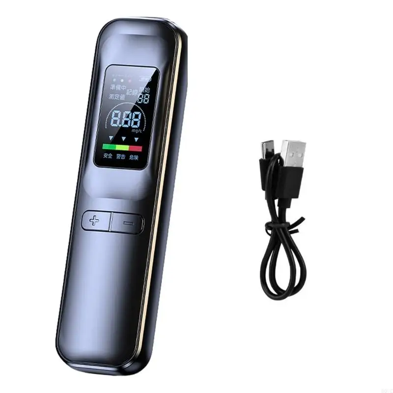 Breathalyzer with Voice Alarm Digital Display Alcohols Tester Accurate Alcohols Detector Accurate