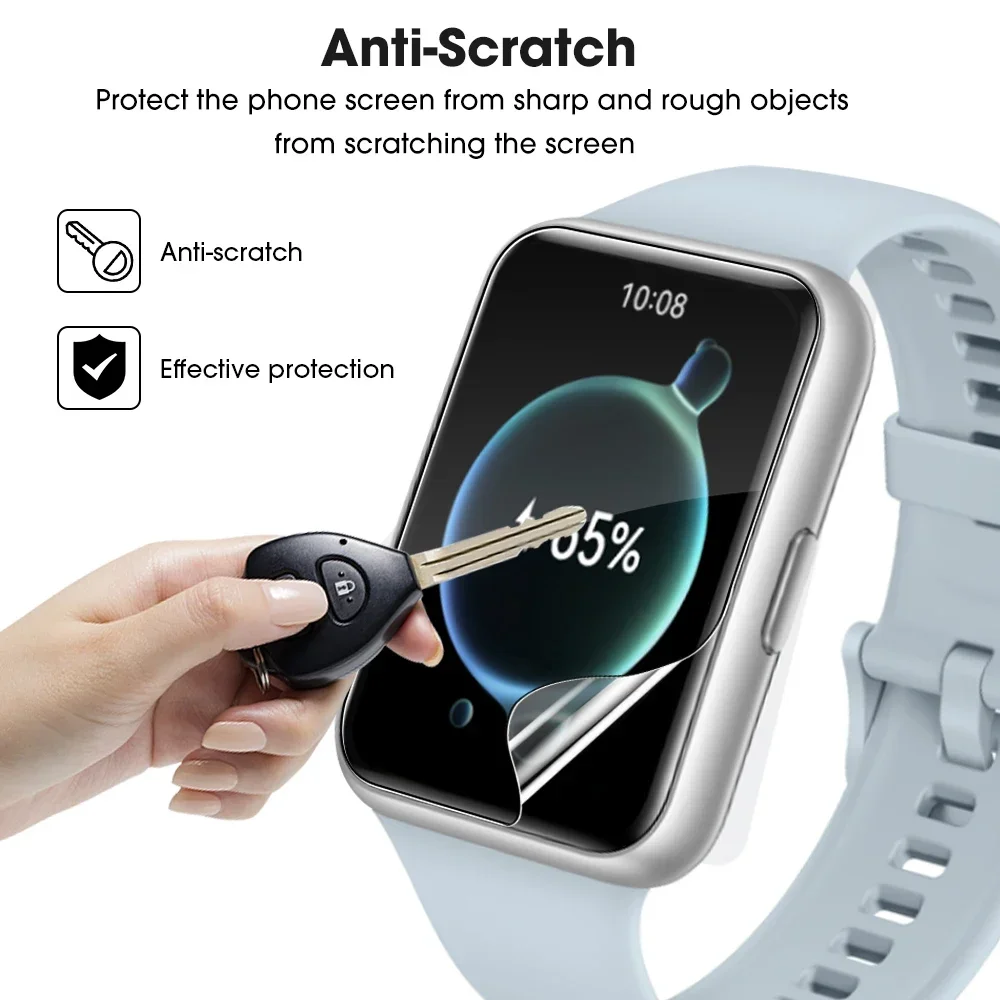 Huawei Watch Fit 2 HD Hydrogel Screen Protector - Anti-Scratch Protective Film
