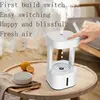 Home Anti Gravity Drip Backflow Spray Humidifier LED Color Night Light Remote Control Aromatherapy Machine Office Atomizer 2