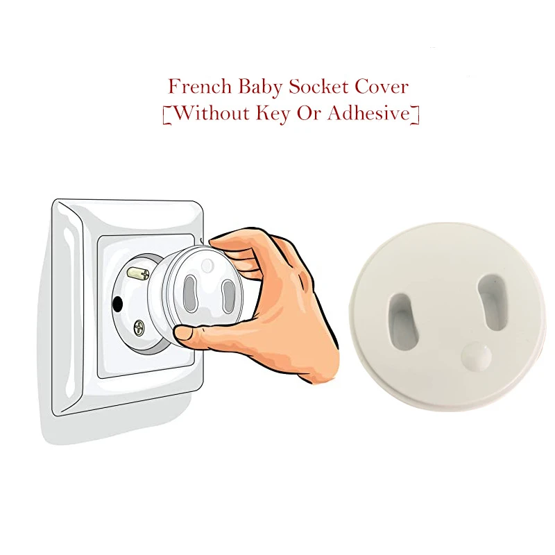 10pcs Safety Socket Protective Cover Baby Anti-electric Shock Infant Plug Cover socket covers