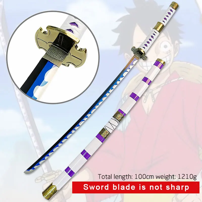 104Cm Metal Sword One Piece Japanese Anime Cosplay Katana Real Steel Blade  Weapons Samurai Kids Toys For Boy - AliExpress