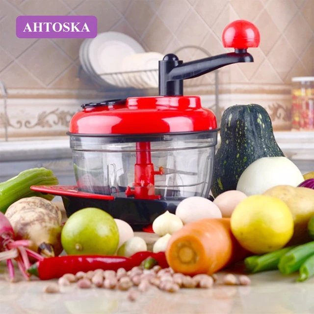 Multi-function Manua Onion Chopper Food Chopper Hand Crank Food Processor  Cutter Vegetable Nuts Fruit Salad with a Egg Separator - AliExpress