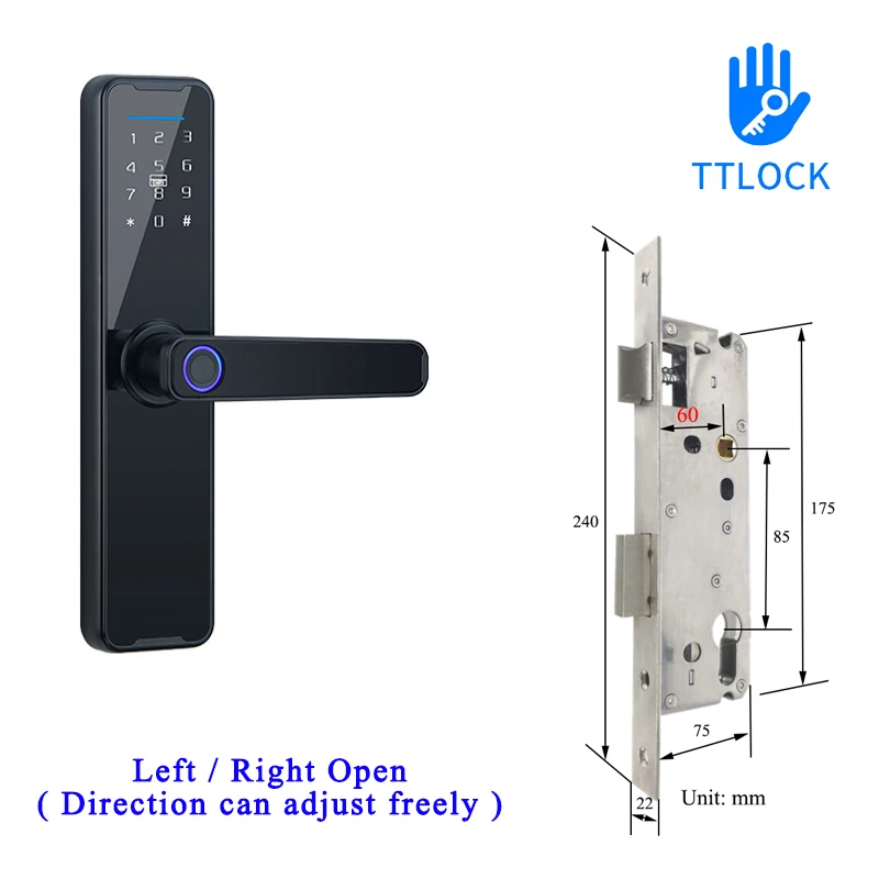 Black TTLock 8560