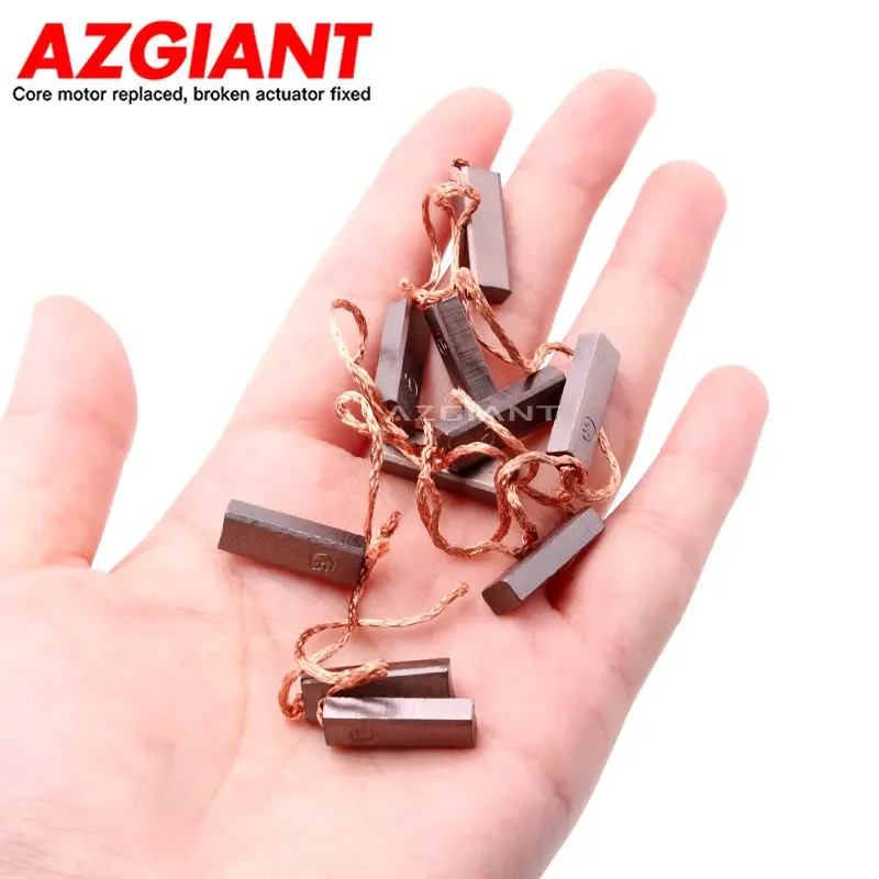 10pcs Valeo Generator High Copper Carbon Brush Regulator Accessories 4.5*6.5*20mm Cable 60mm car generator carbon brush,car generator accessories,car generator regulator