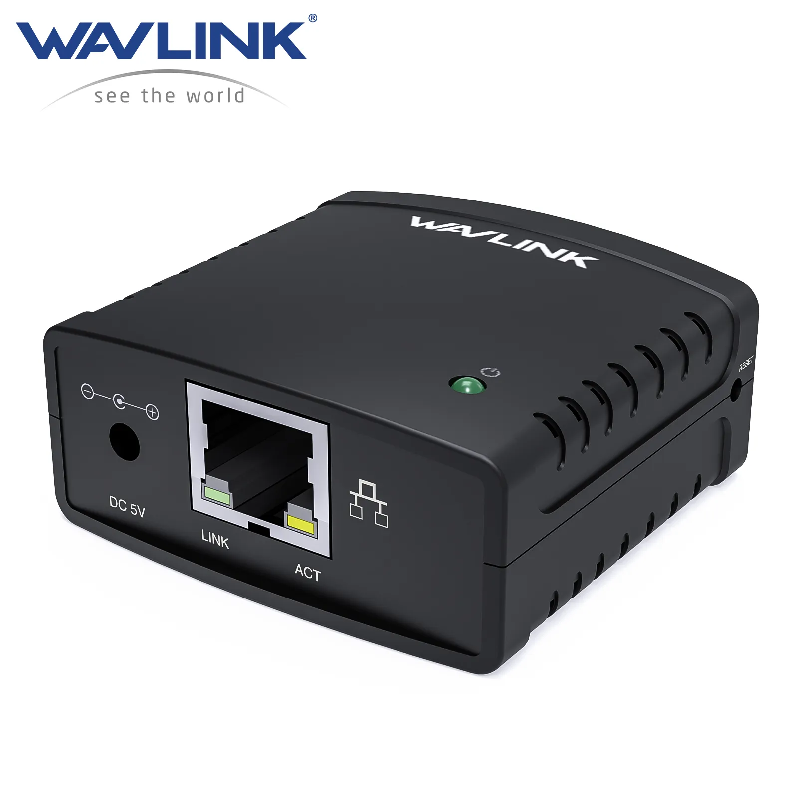 Wavlink USB 2.0 LRP Print Server Share a LAN Ethernet Networking Printers  Power Adapter USB HUB 100Mbps Network Print Server US _ - AliExpress Mobile