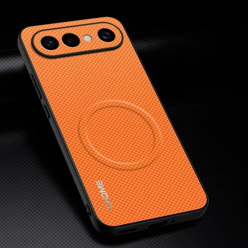 Luxury Magnetic Leather Cover with Textured Design