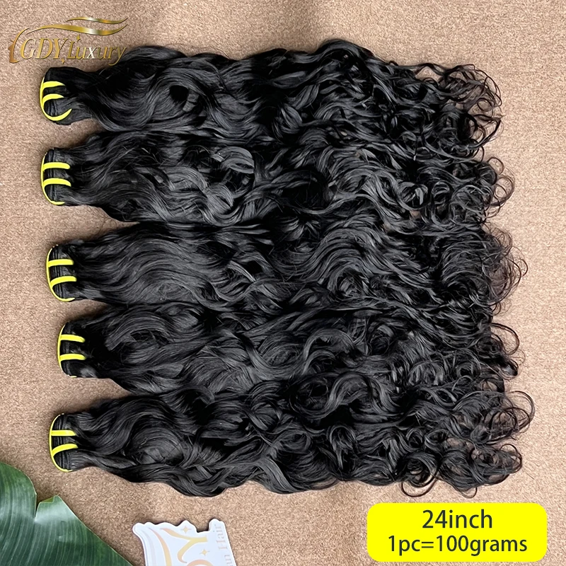 12A Grade Natural Wave Raw Human Hair Extensions Weaving Vietnamese Unprocessed Raw Virgin Hair Bundles Natural Curly