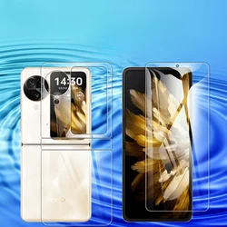 Ultra - Clear Hydrogel Folding Screen Protector - Full Coverage Phone Protective Film - OPPO Find N3 Flip (One Sets)
