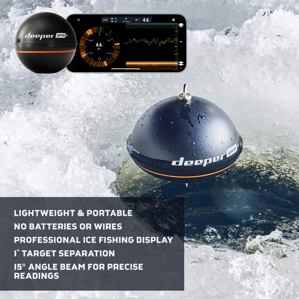 able and Portable WiFi Fish Finder with Gps for Kayaks and Boats on Shore Ice Fishing Fish Finder
