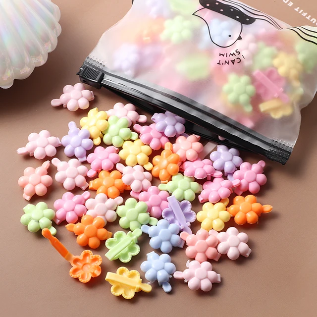40Pcs Girls Colorful Hair Clips Flower Star Mickey Cute Small Hair Claws Kids Sweet Hairpins Cartoons Fashion Hair Accessories style-51