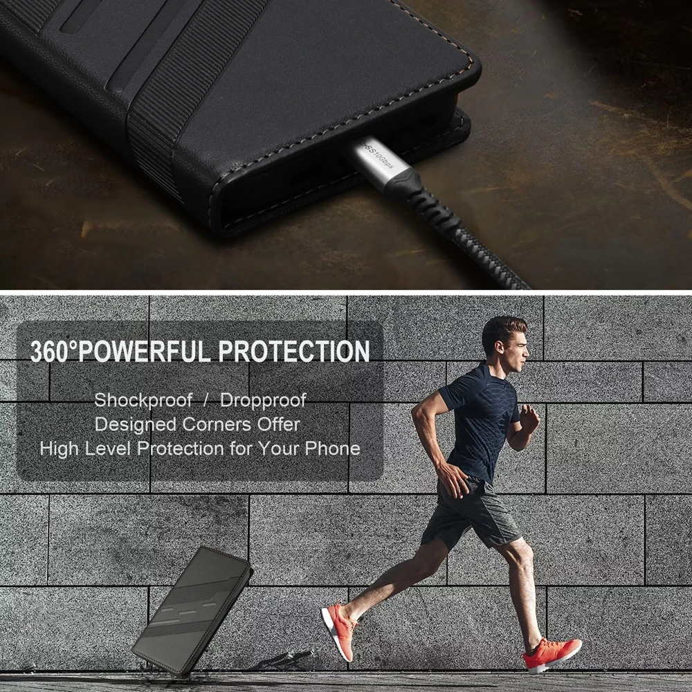 Leather Flip Phone Case