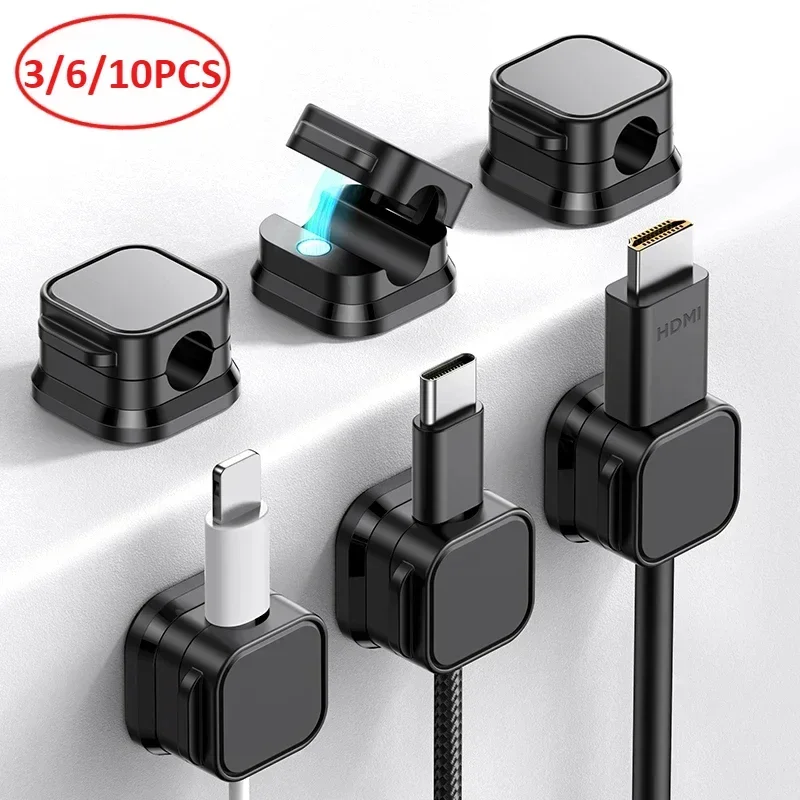 Cable Organizer 3/6/10Pcs Charger Protector Clip