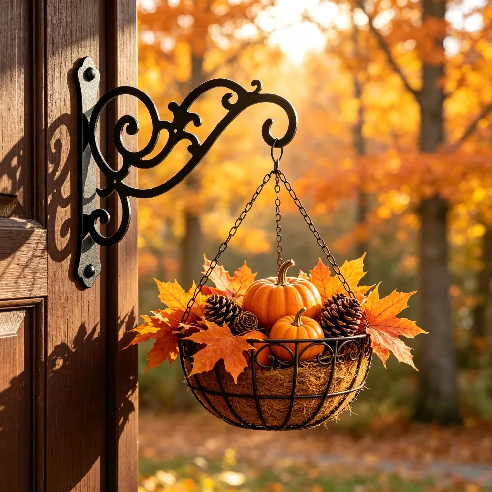Elegant Black Wall-Mounted Hanging Hook
