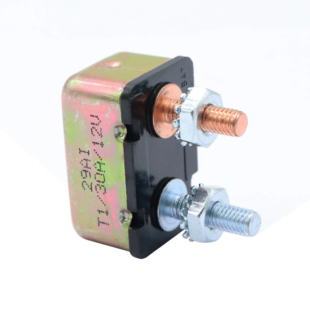 커버가 있는 30 AMP 12V/24V 회로 차단기 자동 재설정 듀얼 배터리 30A
